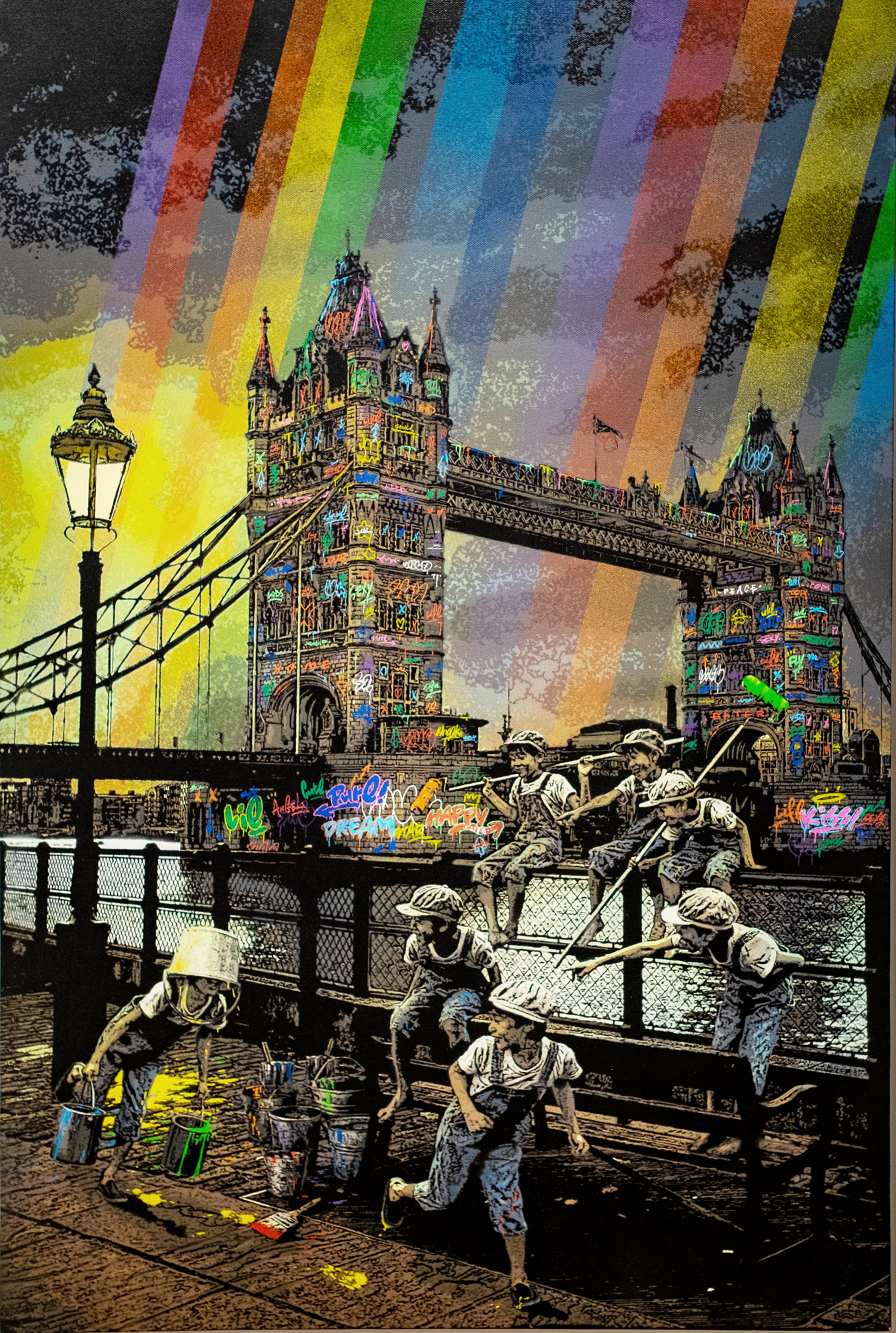 贅沢屋の Print Art Bridge Roamcouch 2014 RAINBOW Variant INC